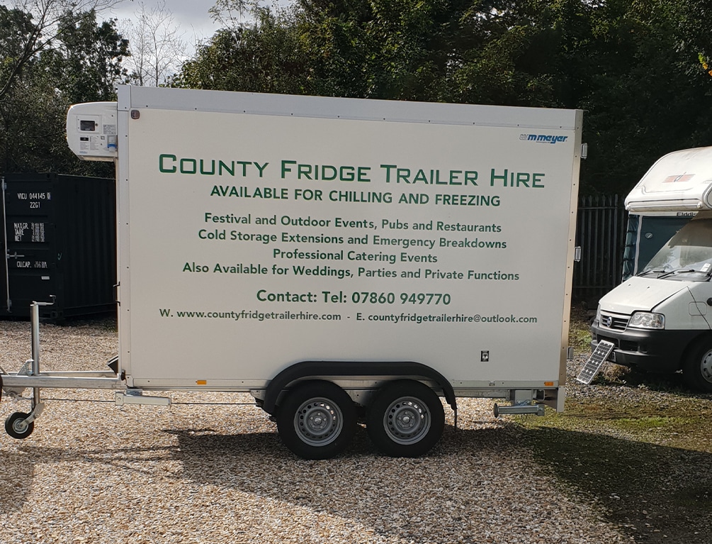 Fridge Trailer hire Hampshire 